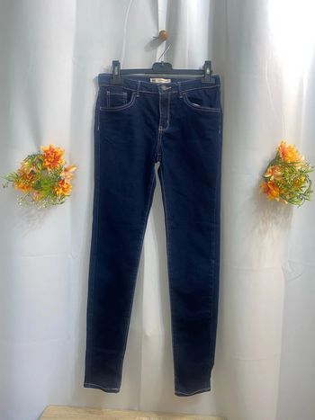 Jean Levi’s 710 Super Skinny elastane bleu foncé taille 16 ans neuf - n14m