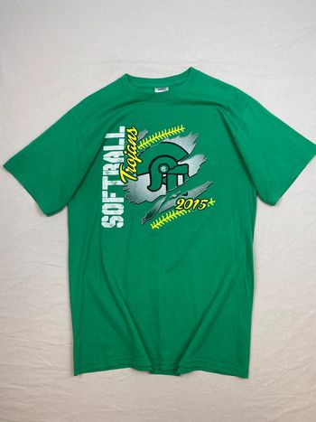 T-shirt imprimé sport USA, homme, été, M, Vert