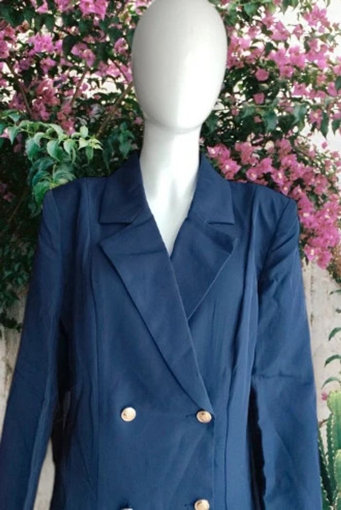Robe blazer marine Shein 44 - photo numéro 2