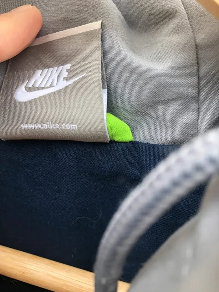 Nike windbreaker tracksuit blue green grey Mens M - photo numéro 4