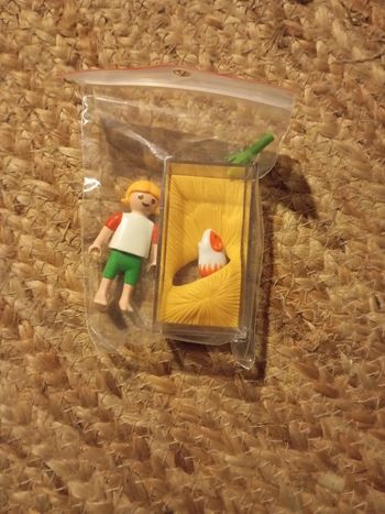 Playmobil Petite fille avec cochon d'Inde
