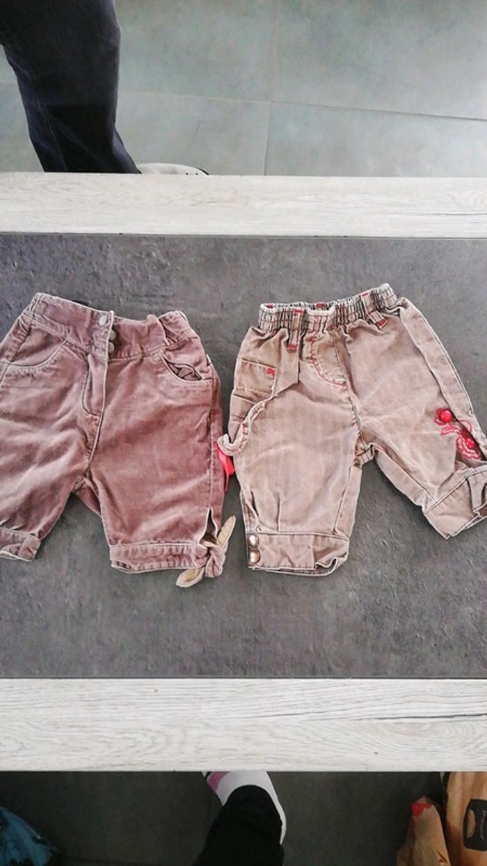 Lot de 2 shorts hiver