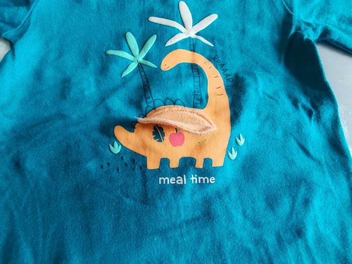 Lot pyjama 12 mois crocodile dinosaure - photo numéro 6