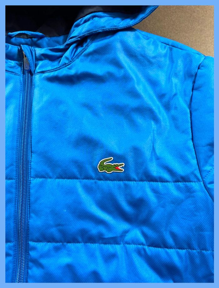 Doudoune Lacoste Sport Bleu Taille L - photo numéro 6