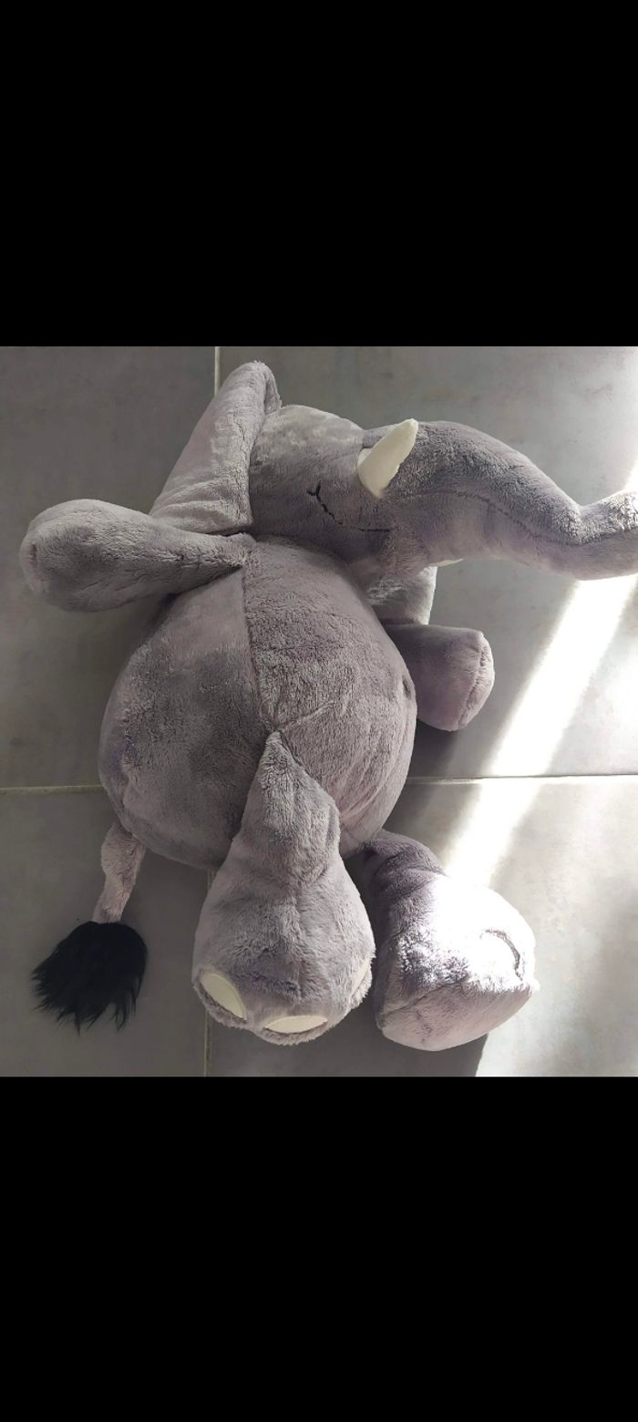Peluche Éléphant Nici 50 cm assis - photo numéro 8