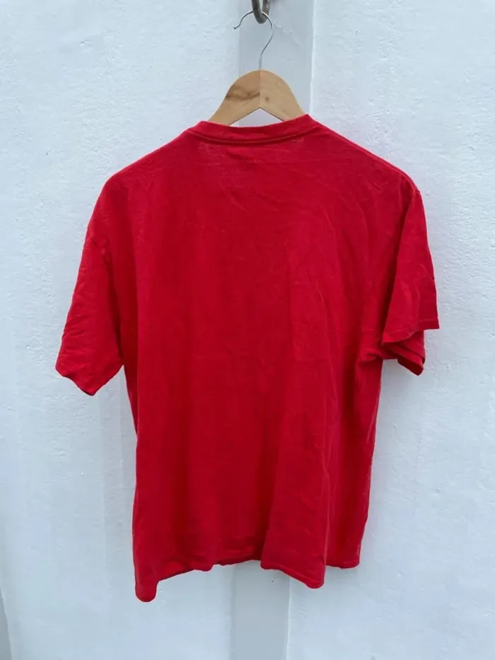 T-shirt NFL red New England Patriots vintage Majestic L - photo numéro 6