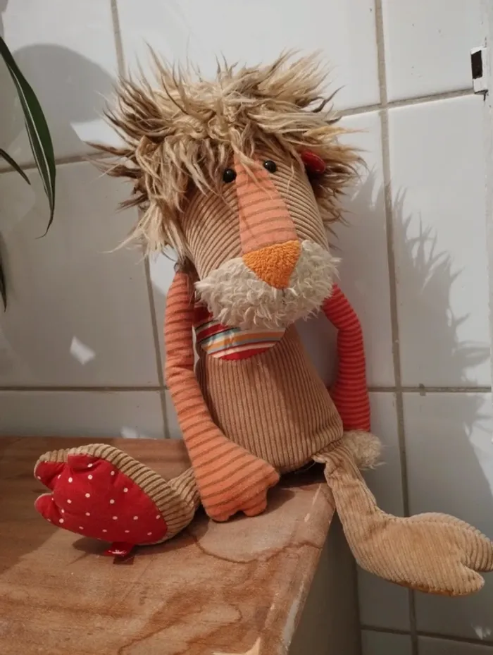 Peluche doudou lion Sigikid - photo numéro 2