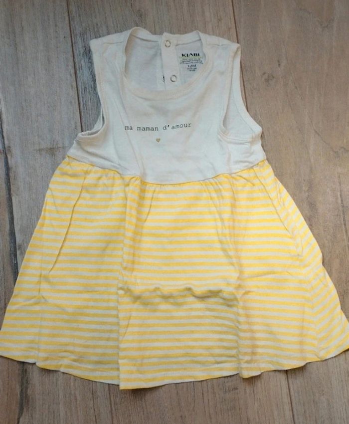Robe marinière Kiabi 12 mois