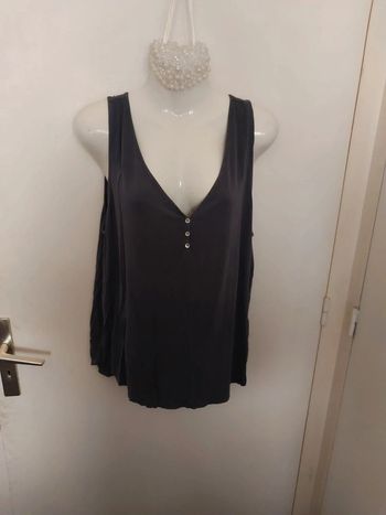 Débardeur Etam gris bleu taille 42