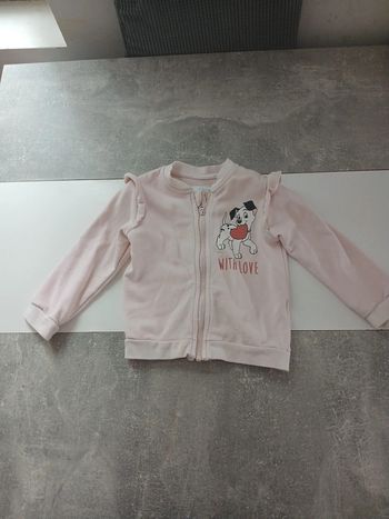 Veste 101 dalmatiens bébé fille