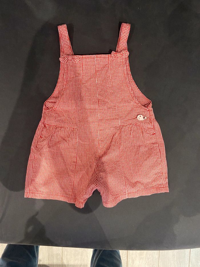 Salopette vichy sergent major