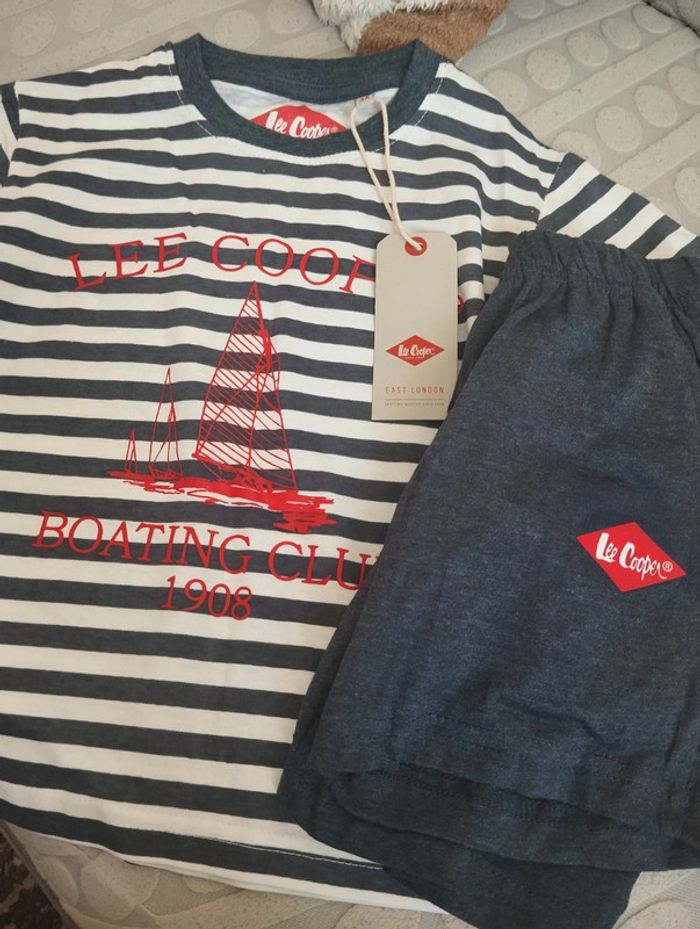 Ensemble short t-shirt Lee Cooper 4ans - photo numéro 2