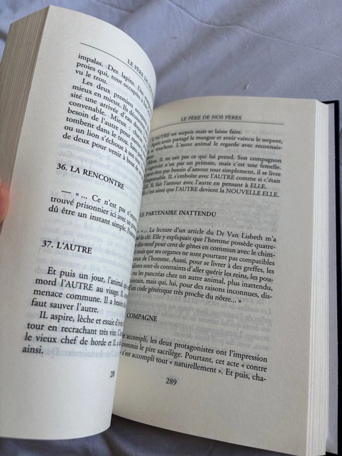 Livre Le père de nos pères – Bernard Werber (France Loisirs 1998) | Roman thriller paléontologique - photo numéro 12