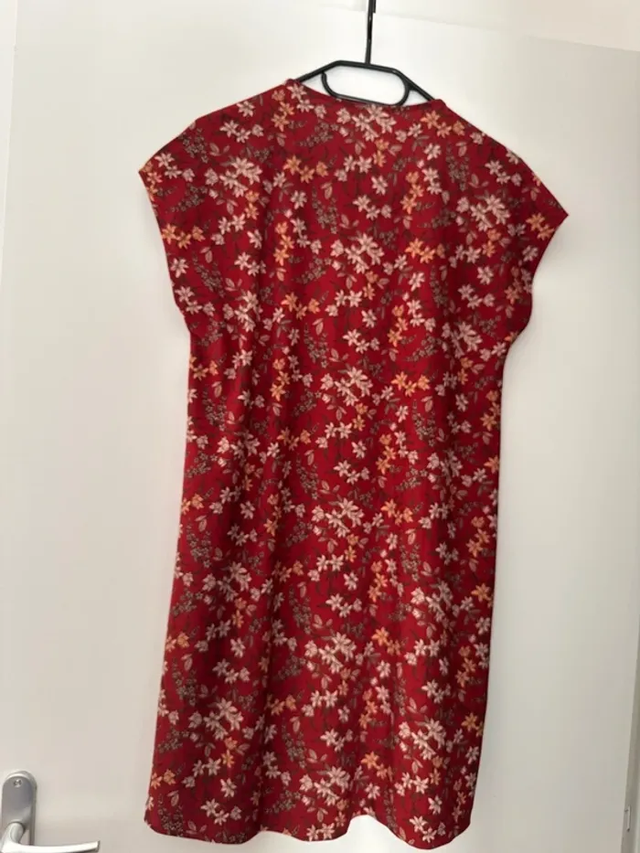 Robe d’été rouge fleurie Mango - photo numéro 5