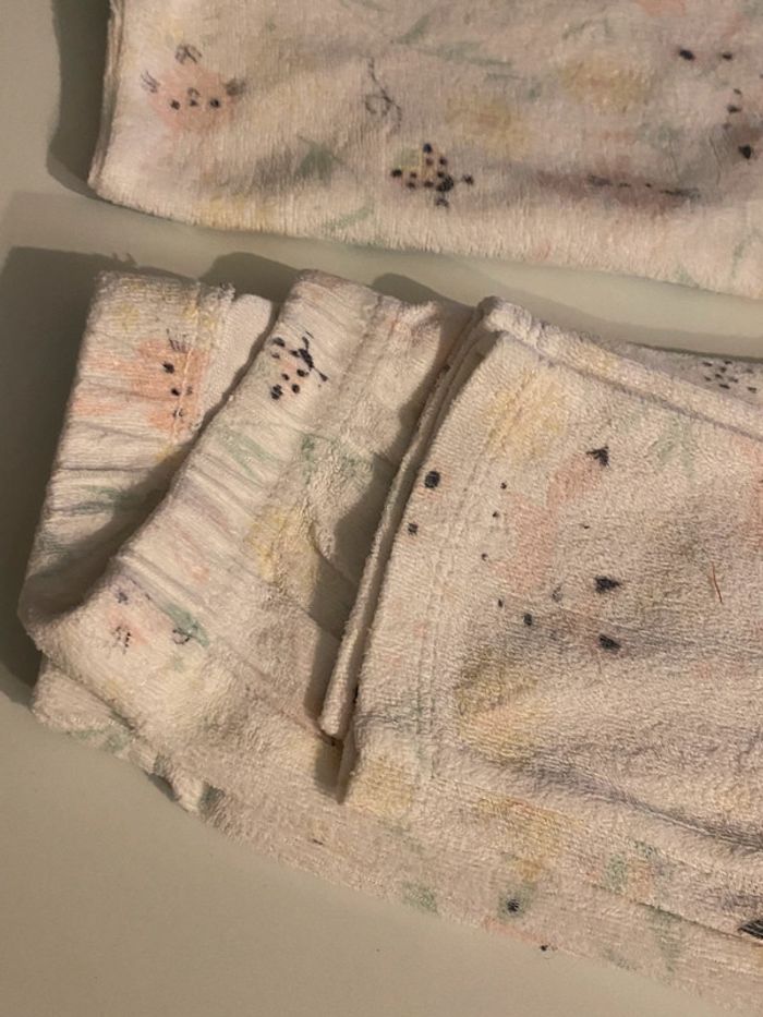 pyjama d’hiver molletonné enfant fille taille 3 ans - photo numéro 3
