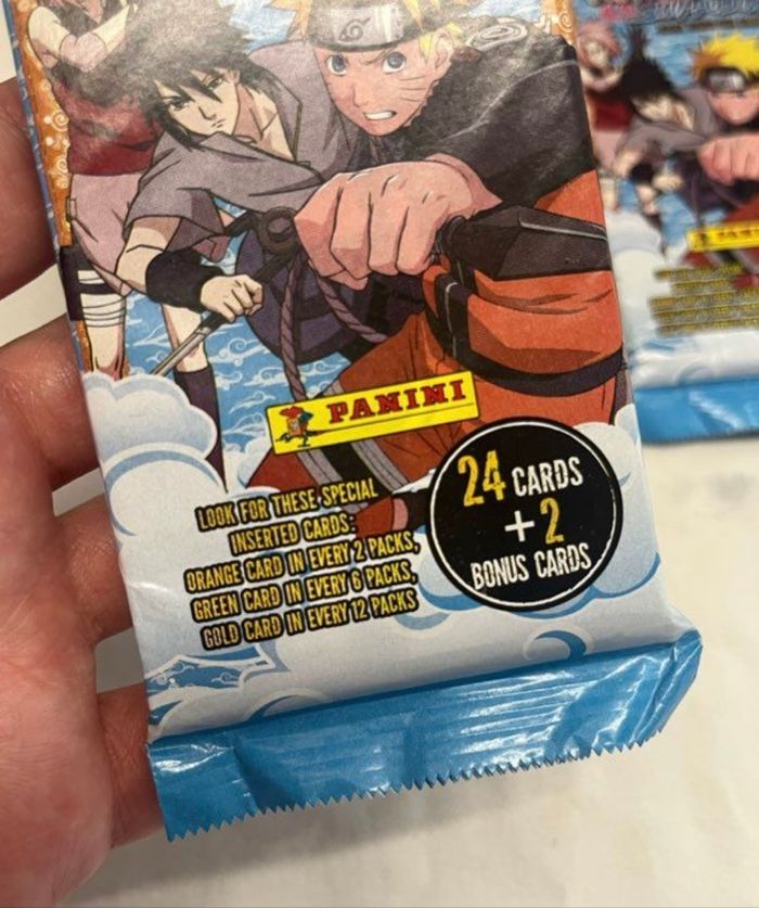 4 Mega Boosters Cartes NARUTO neufs scellés - photo numéro 5