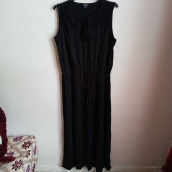 Robe longue noire femme 🌼🖤