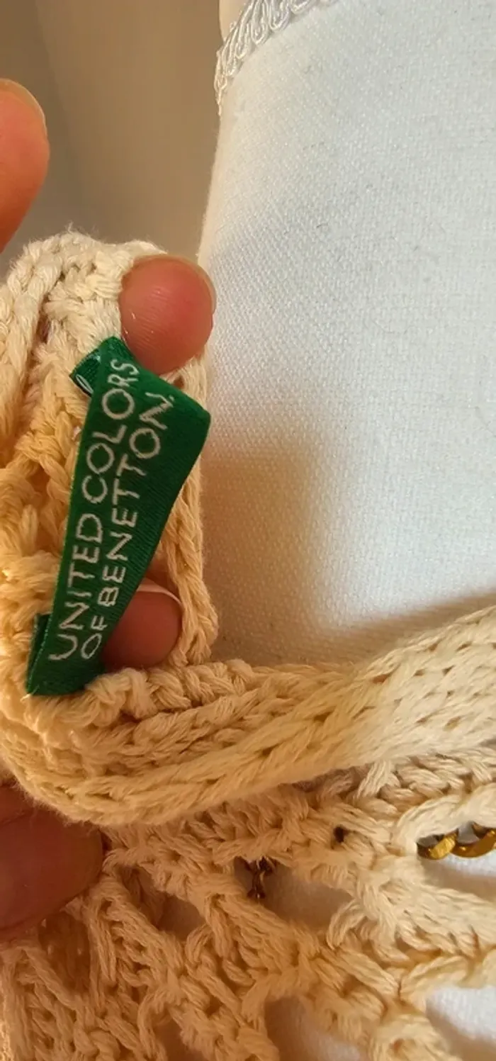 Top esprit boheme crochet vintage - photo numéro 5