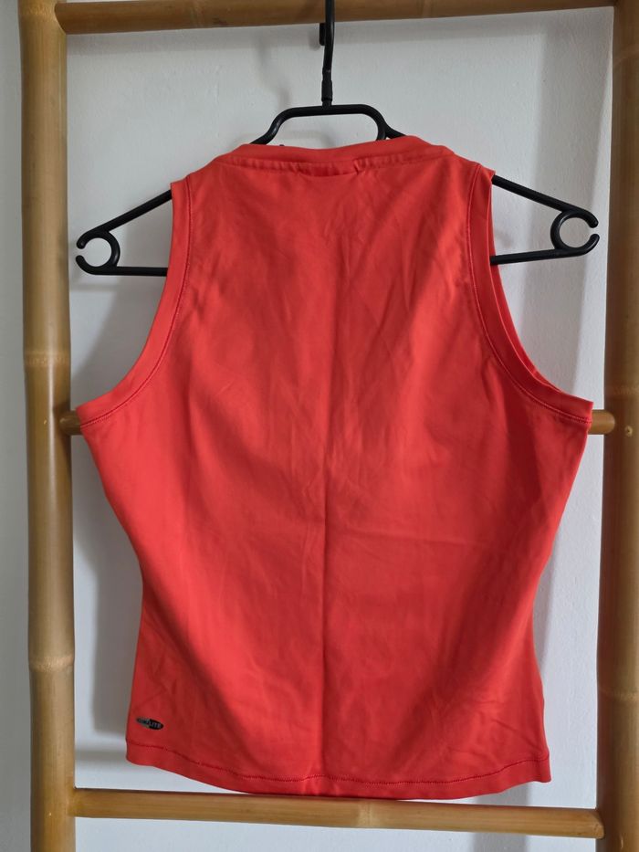 Débardeur de sport orange Adidas Clima365 - photo numéro 4