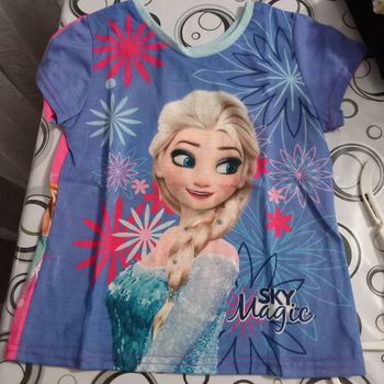 T-shirt fille reine des neiges