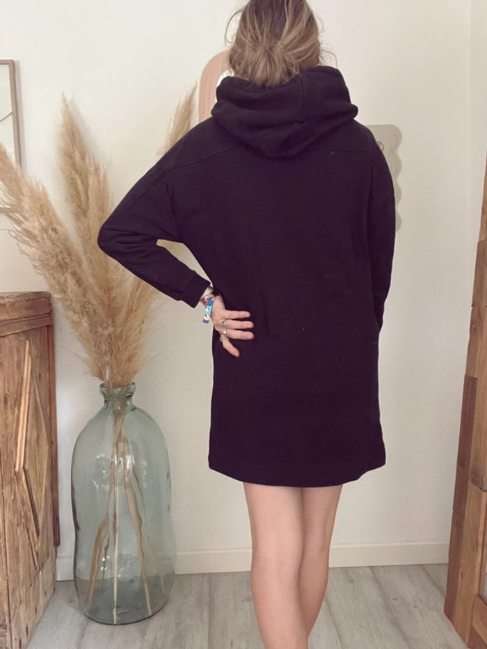 Sweat-shirt à capuche robe noire tajinebanane allaitement - photo numéro 3