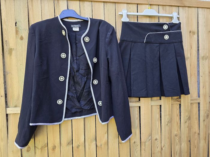 Tailleur jupe plissée rétro 🍒y2k vintage années 2000🍒jamais porté taille 34 - photo numéro 7