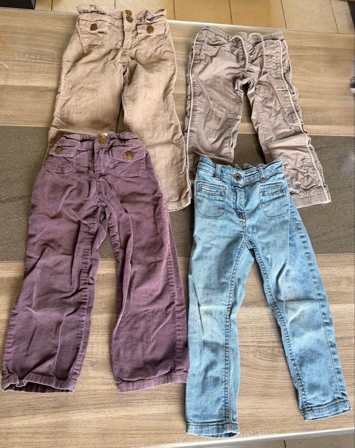 Lot de 4 pantalons