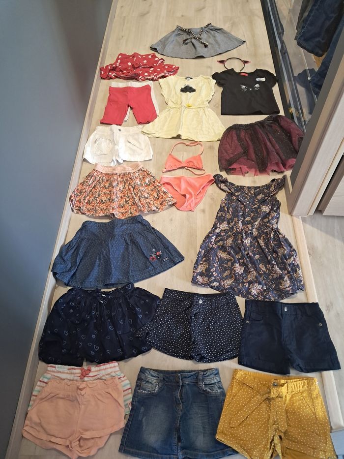 Lot de vêtements neufs 5 ans fille printemps été