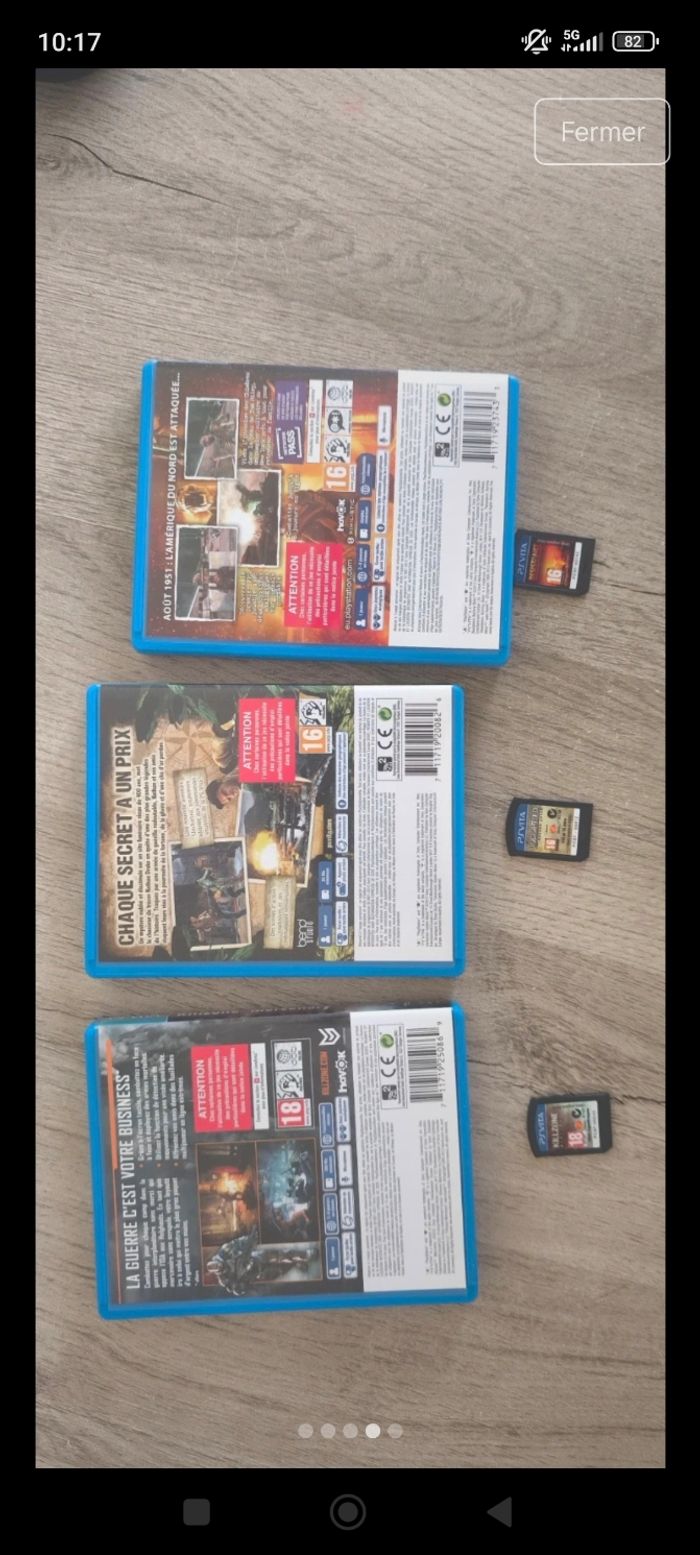 Console psvita avec 3 jeux - photo numéro 4