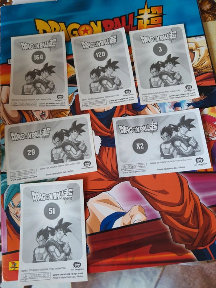 Carte a coller dragon ball - photo numéro 2