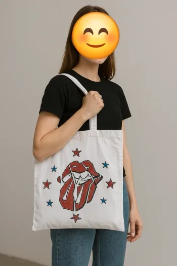Sac Rolling Stones 40×36cm