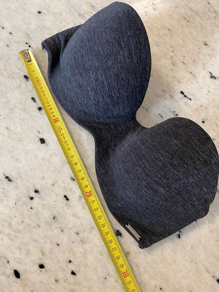 Soutien gorge bandeau gris H&M 75C eur - photo numéro 2