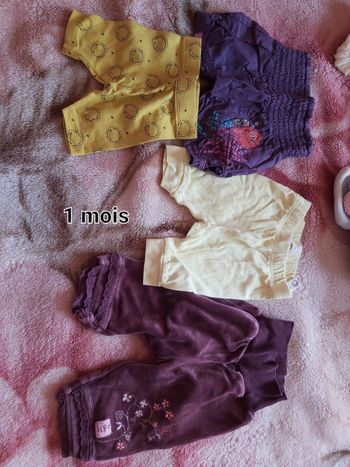 Pantalon fille 1 mois
