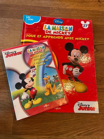 Livre Disney Junior La maison de Mickey Numero 27 avec le DVD Numéro 27