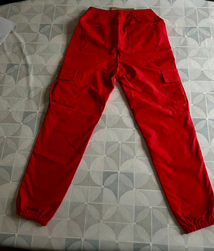 Pantalon cargo femme rouge 34 / XS - Shein - Neuf avec étiquette - photo numéro 2