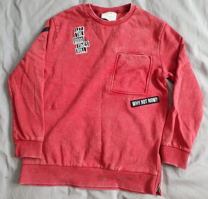 Sweat enfant rouge 8 ans zara boys