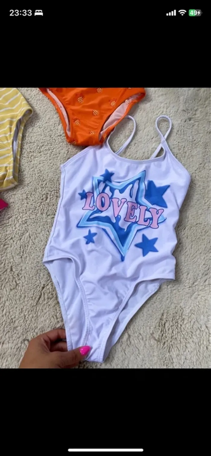 🩱 Lot de maillots de bain fille – Taille 8 ans 🩱 - photo numéro 5