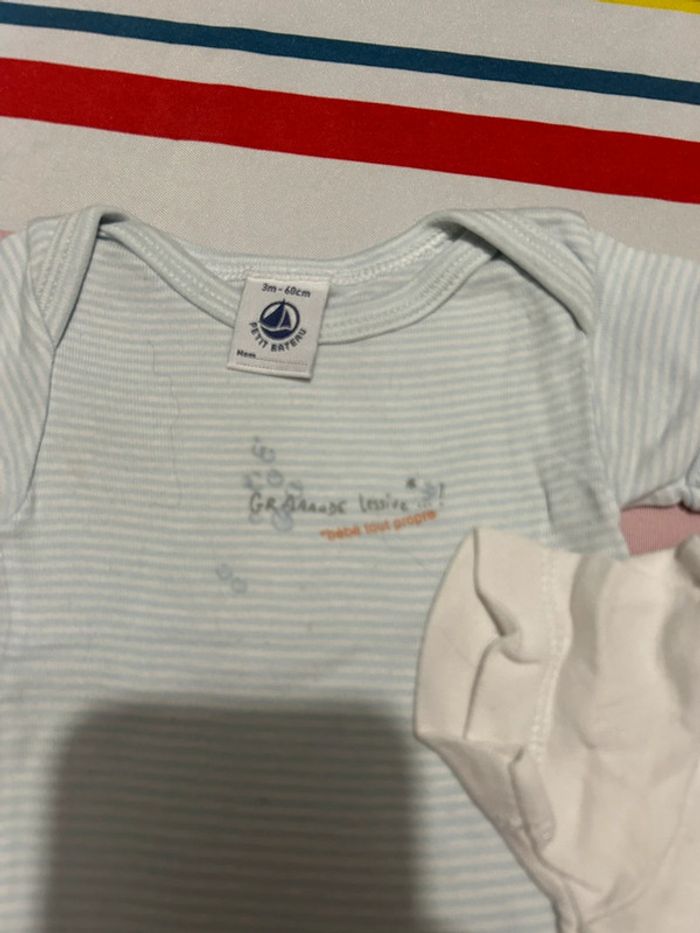 Lot 9 bodies manche courte 3 mois - photo numéro 6
