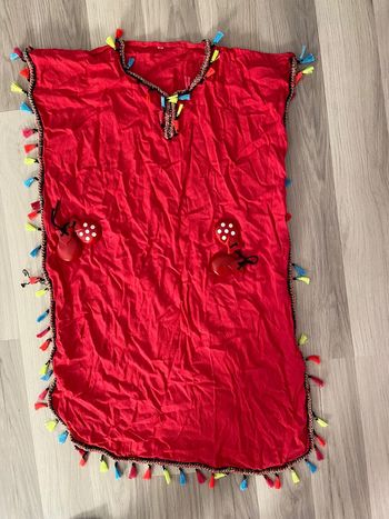 Robe à pompons 12 ans et castagnettes