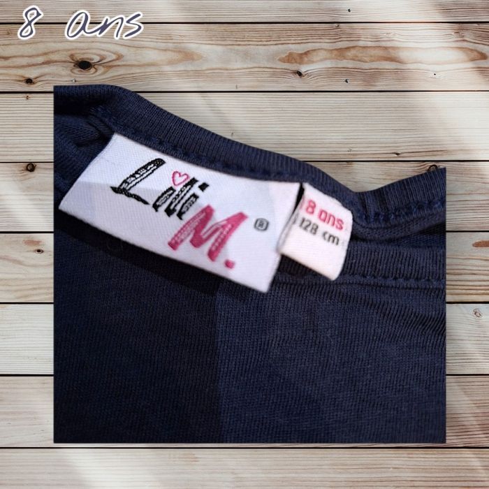 💥👕 Tee-shirt bleu « AMOUR » – 8 ans – style canon 👕💥 - photo numéro 3