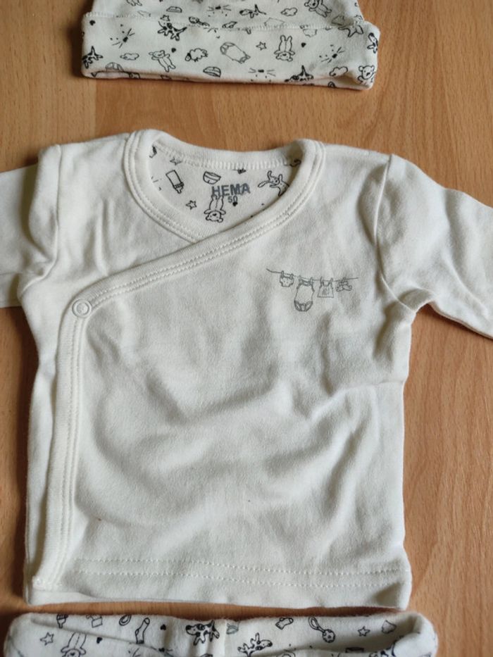 Lot Neuf ensemble body et bonnet HEMA en 1M - photo numéro 4