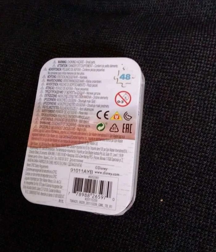 Puzzle lanticulaire 48 pièces frozen II Disney boite métallique - photo numéro 2