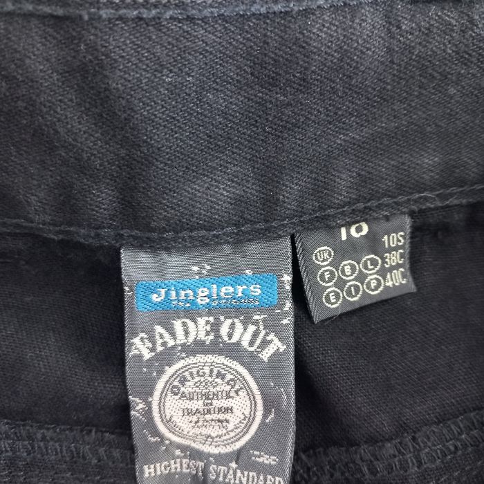 Jean femme noir avec ceinture Jinglers taille 38 - photo numéro 7