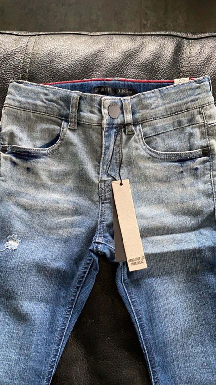 Jeans skinny fit 8 ans ikks neuf - photo numéro 6