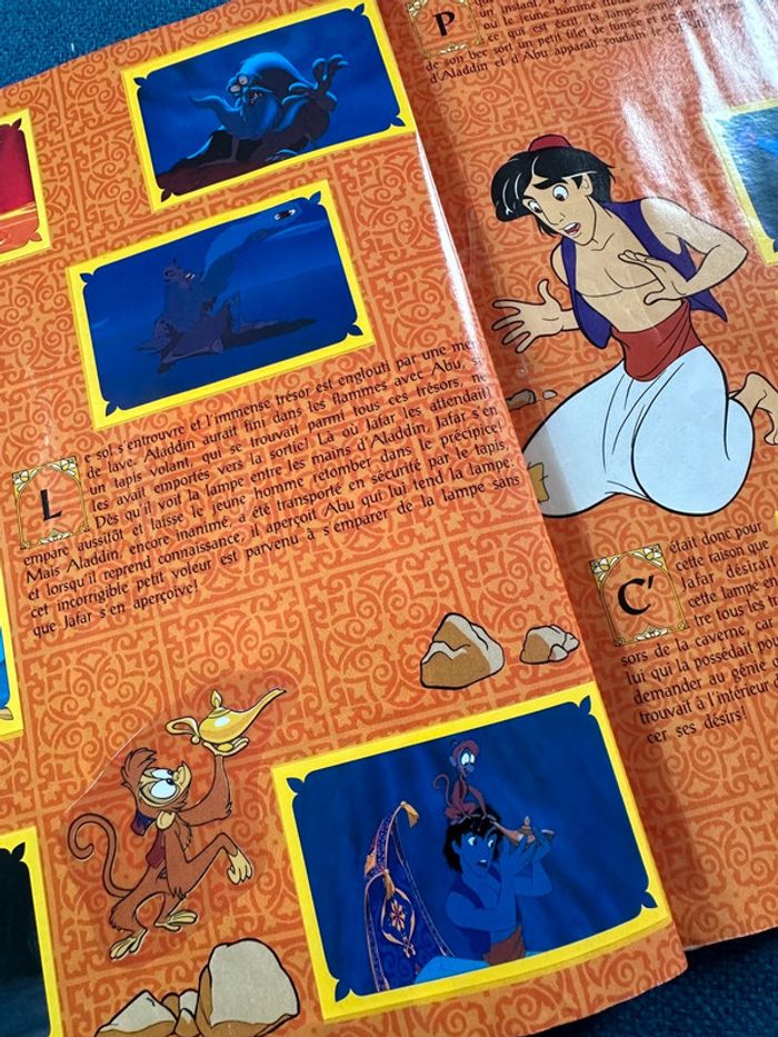 Album Panini images complet Disney Aladdin lampe magique Jasmine stickers autocollants - photo numéro 5