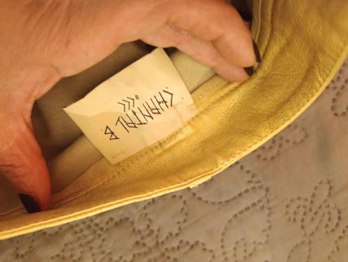 Pantalon Chantal B en simili– Taille M – Doré, idéal fêtes ! - photo numéro 5