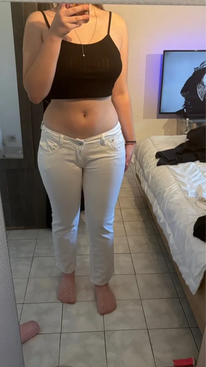 Jeans taille basse