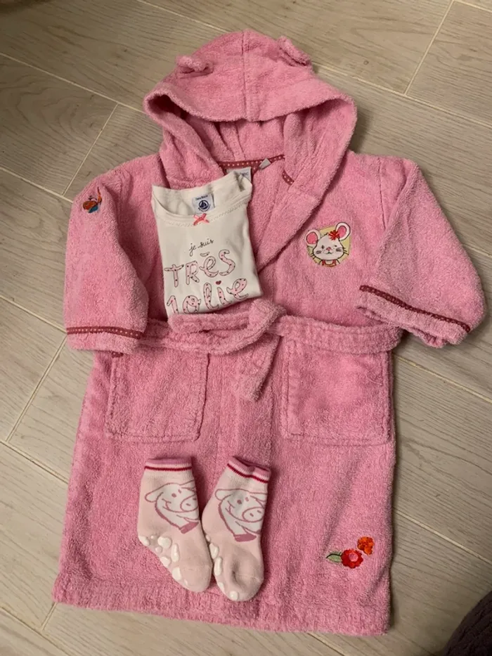 Lot sortie de bain fille 2a