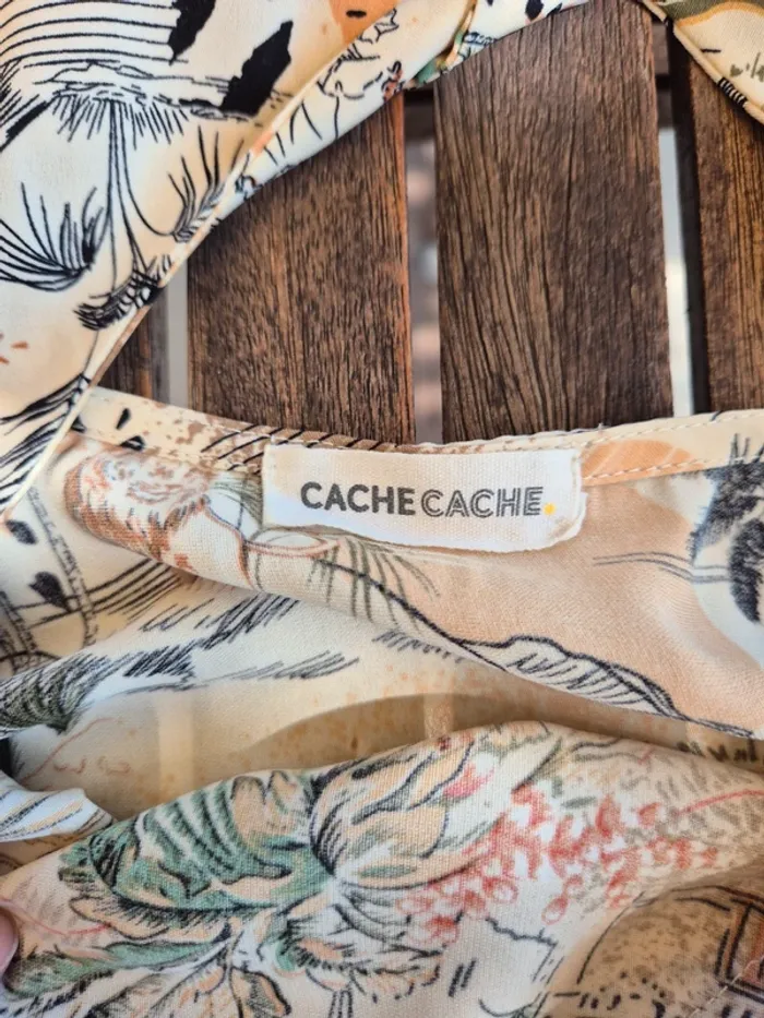 Blouse Cache Cache manches courtes T.42 - photo numéro 5