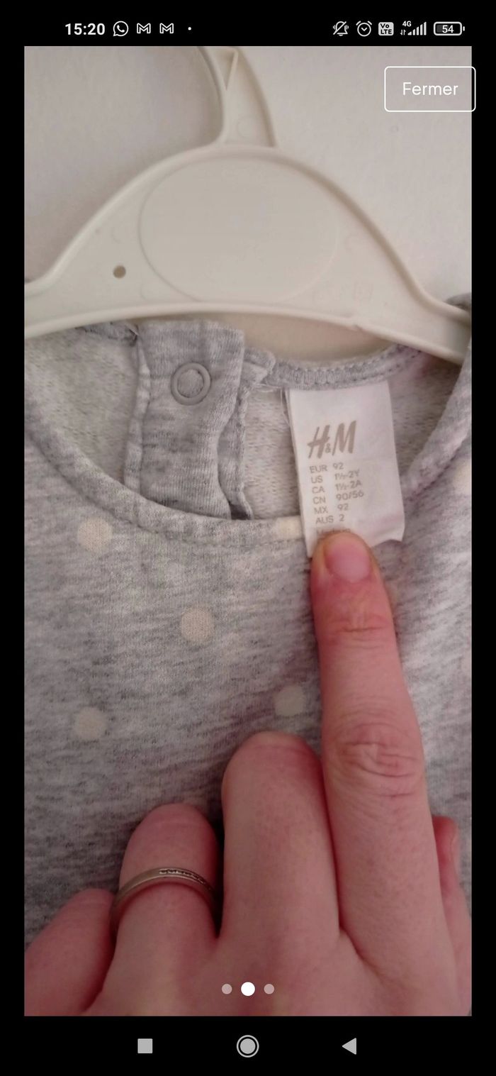 Robe H&m en 18 mois - photo numéro 2